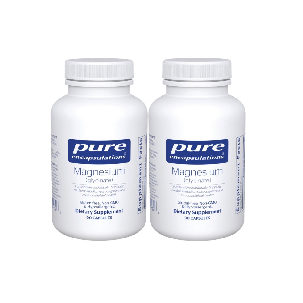 Pure EncapsuIations Magnesium (Glycinate) 90 Count(Pack of 2)
