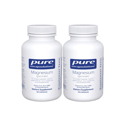 Pure EncapsuIations Magnesium (Glycinate) 90 Count(Pack of 2)