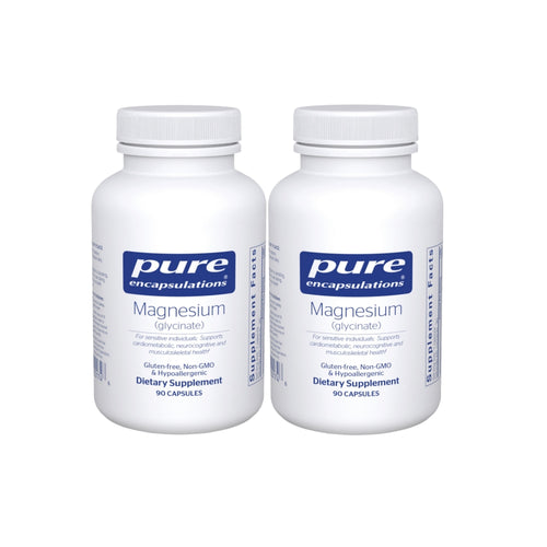 Pure EncapsuIations Magnesium (Glycinate) 90 Count(Pack of 2)