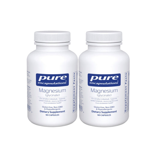 Pure EncapsuIations Magnesium (Glycinate) 90 Count(Pack of 2)